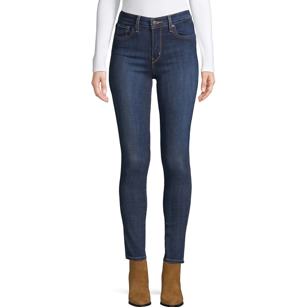 Levi's High Rise Skinny Jeans Dark Wash Size 24